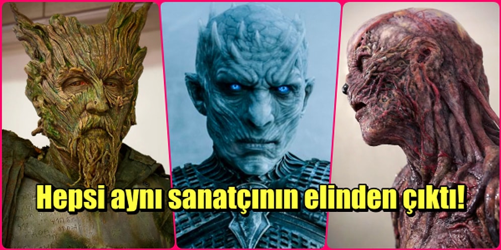 Stranger Things ve Game of Thrones'daki Yaratıkları Yapan Barrie Gower'dan Sanat Eseri Gibi Makyajlar!