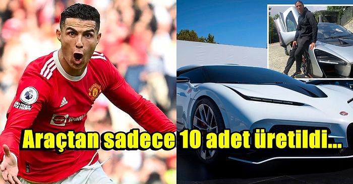 Yıldız Futbolcu Cristiano Ronaldo Sınırlı Sayıda Üretilen Bugatti Arabasına Bir Servet Ödedi!