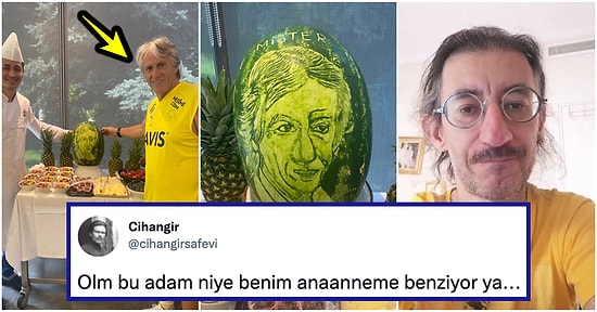 Biraz da Sanat: Jorge Jesus'un Karpuz Üzerine İşlenen Suratı Goygoycuların Diline Düştü