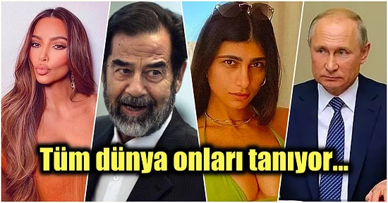 Bu Listede 20/20 Yapmak İmkansız! Sadece Genel Kültürü İyi Olanlar Dünyaca Ünlü Bu İsimlerin Tamamını Tanıyor!