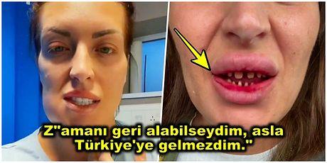 Uygun Fiyata Hollywood Gülüşü Yaptırmak İçin Ülkemize Gelen Kadın Türkiye'ye Geldiğine Bin Pişman Oldu!