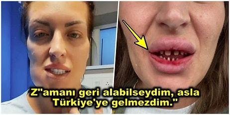 Uygun Fiyata Hollywood Gülüşü Yaptırmak İçin Ülkemize Gelen Kadın Türkiye'ye Geldiğine Bin Pişman Oldu!