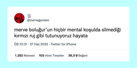 Merve Boluğur'un Kırmızı Rujundan Geç Saatte Gelen Aile Darlamasına Son 24 Saatin Viral Tweetleri