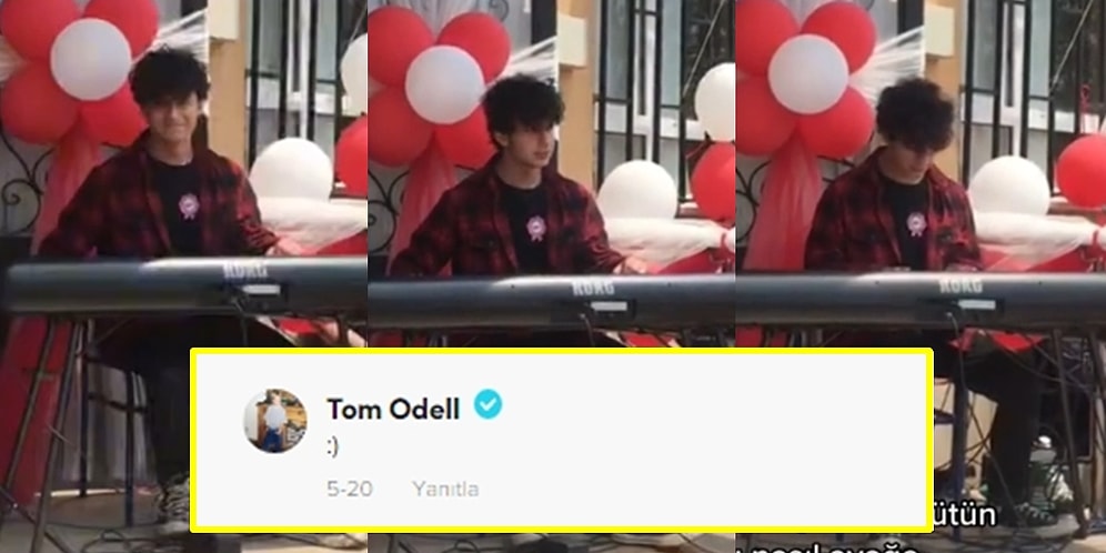 Okul Gösterisinde Another Love Performansı Sergileyen Türk Genç, Tom Odell'dan Yorumu Kaptı