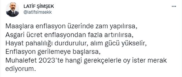 Profilinde, 'Gazeteci/Tv programcısı/Yazar' yazan Latif Şimşek şöyle bir proje ortaya attı👇