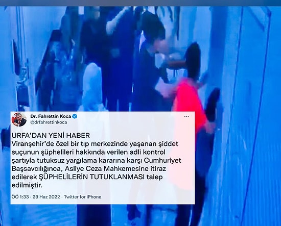 Bakan Koca Duyurdu: 'Savcılık, Doktoru Darp Eden Şüphelilerin Tutuklanmasını Talep Etti'