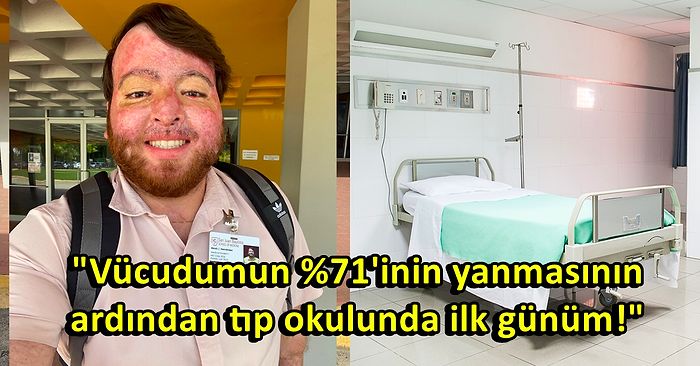 Bir Apartman Yangınında Ölümün Kıyısından Dönerek Tıp Okuluna Geri Dönen Adamın İlham Dolu Hikayesi