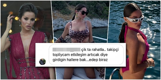 Fenomen Ezgi Fındık, Leoparlı Mayosuna Gelen Çirkin 'Porno' Mesajını İfşa Ederek İsyan Bayrağını Çekti!