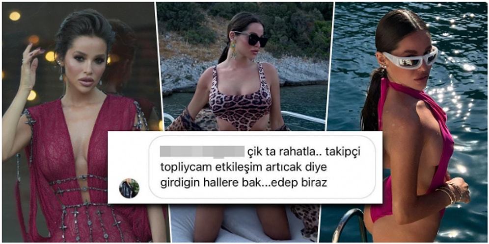 Fenomen Ezgi Fındık, Leoparlı Mayosuna Gelen Çirkin 'Porno' Mesajını İfşa Ederek İsyan Bayrağını Çekti!