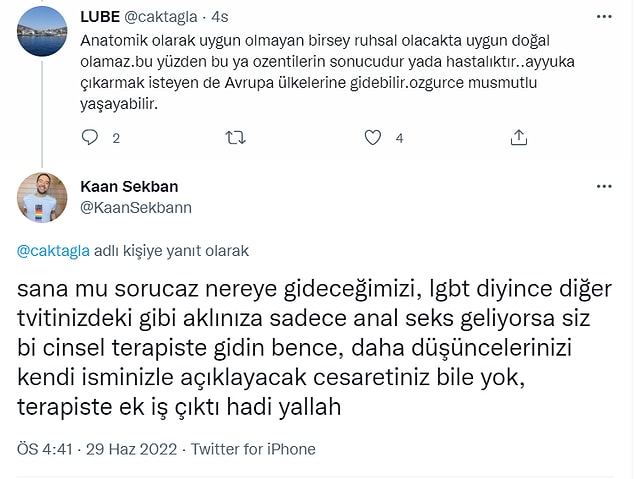 "Sana mı sorucaz, cinsel terapiste gidin!"