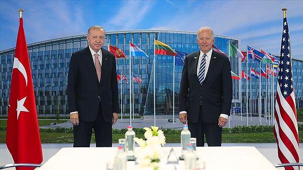 Beyaz Saray tarafından, Cumhurbaşkanı Recep Tayyip Erdoğan ve ABD Başkanı Joe Biden’ın görüşmesine ilişkin yapılan açıklamada, “İki lider Ege ve Suriye’de istikrarın önemini ele aldı” denildi.