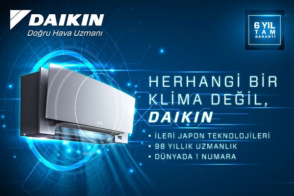 Dünyanın 1 numaralı klima markası: Daikin!