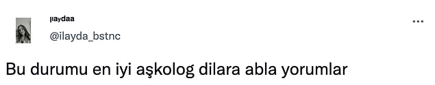 Aşkolog Dilara Hanım'ı göreve davet ediyoruz...