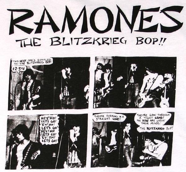 Ramones'un unutulmaz şarkısı Blitzkrieg Bop hangi yıl bir single olarak piyasaya sürülmüştü?