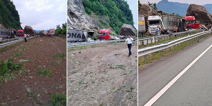 Artvin’de Kabus Dolu Anlar: Kayalar Yola Düştü, Ölü ve Yaralılar Var!