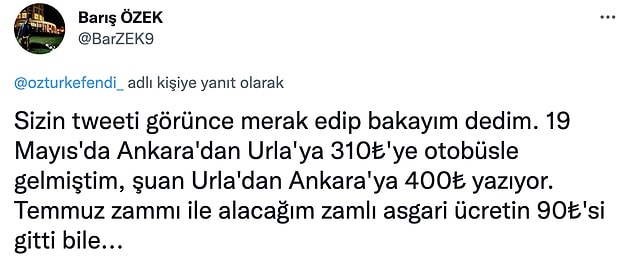 İnanılmaz gerçekten! Bu yükseliş ne zaman duracak? Artık hiçbir şekilde keyfi seyahat edemiyoruz. Bir yerden bir yere gitmek özgürlüğümüz de yok...