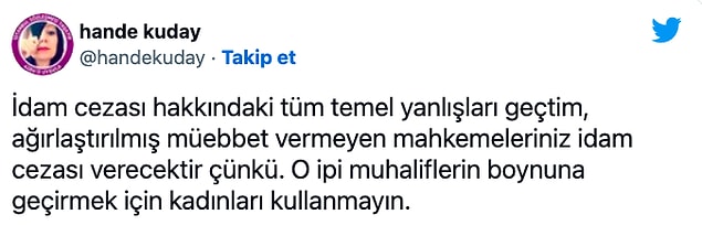 Erdoğan'ın idam çıkışına sosyal medyadan eleştiriler geldi 👇