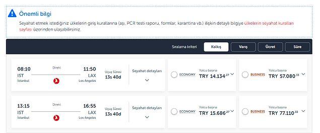 Az kalsın en önemli kısmı unutuyorduk bilet almadık! Türk Hava Yolları ile ABD'ye tek yön 1 Eylül'de 844 dolara gidiyoruz.