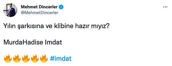 Eniştemiz Mehmet Dinçerler'in de destek verdiği şarkı ve klip hakkında sosyal medyada neler konuşulmuş bi' göz atalım! 👇