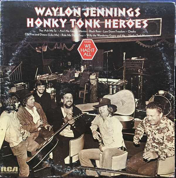 11. Waylon Jennings - Honky Tonk Heroes (1973)