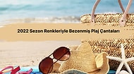 2022 Sezon Renkleriyle Bezenmiş Plaj Çantaları