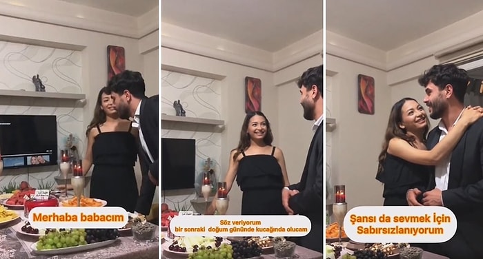 Eşine Doğum Günü Sürprizi Olarak Karnındaki Bebeğin Fake Konuşmasını Dinleten Kadın