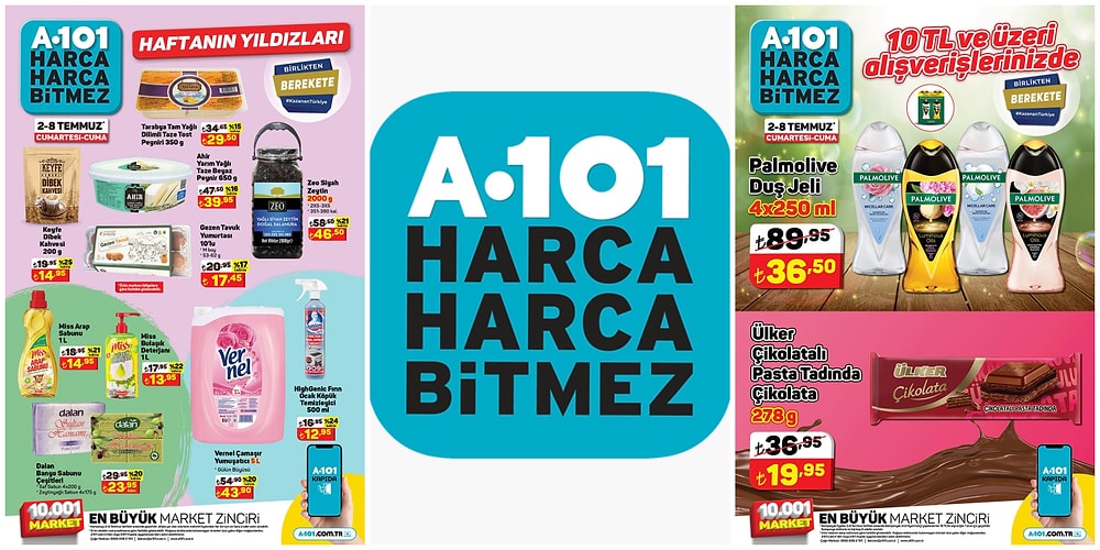 2 - 8 Temmuz 2022 A101 Haftanın Yıldızları Kataloğu