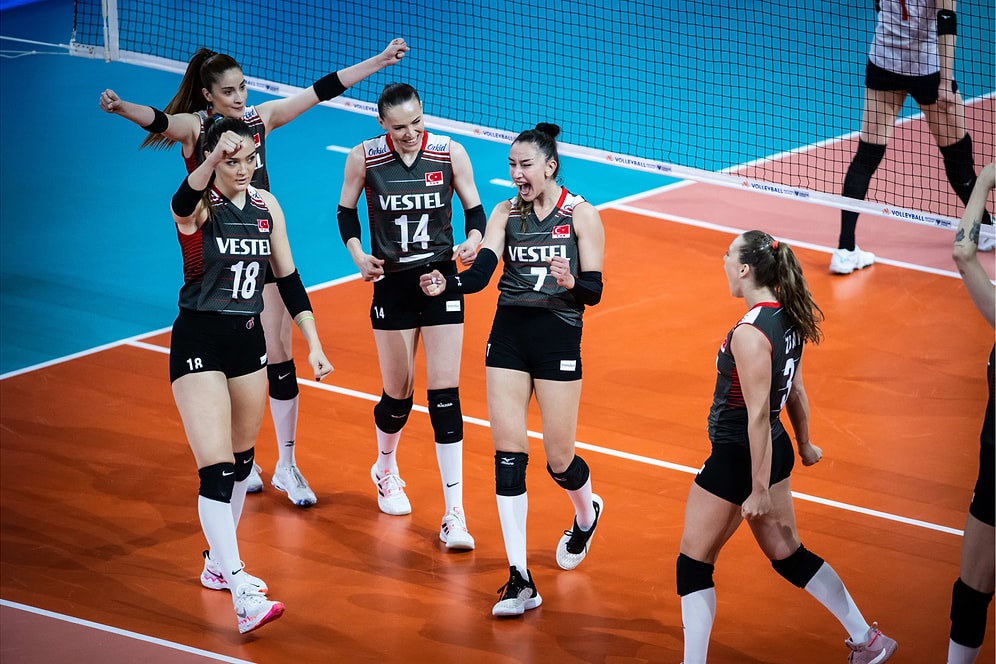 Filenin Sultanları Voleybol Milletler Ligi'nde Japonya'yı Mağlup Etti: 3-1