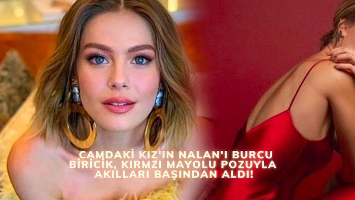 Burcu Biricik'ten Tatil Pozu: Burcu Biricik Kırmızı Mayolu Pozuyla Sosyal Medyayı Salladı!