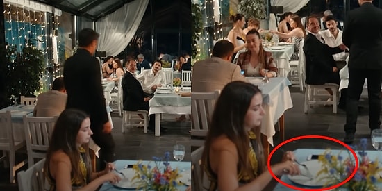 Fox TV'nin Gizli Saklı Dizisinde Yer Alan Figüranın, Sahnede Boş Tabaktan Yemek Yediği Anlar Viral Oldu