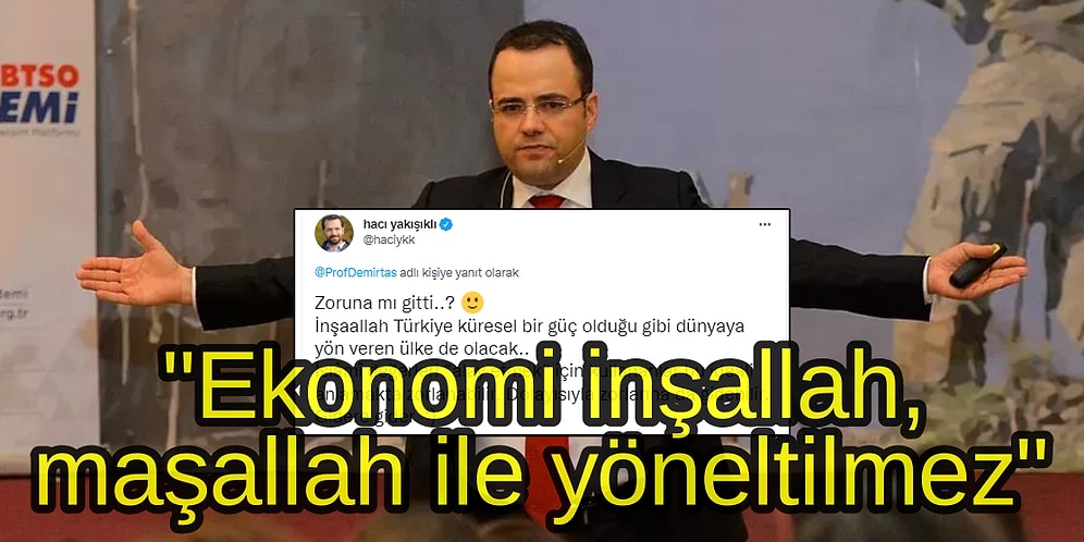 'Ekonomi İnşallah Maşallahla Yönetilmez' Diyen Özgür Demirtaş ile 'Zoruna mı Gitti Diyen?' Gazeteci Kapıştı
