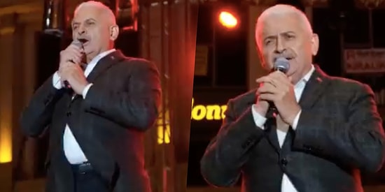 Murat Dalkılıç Erzincan Konserine Geç Kalınca Binali Yıldırım 'Boşluğu Doldurayım' Dedi, Ufak Bir Konser Verdi