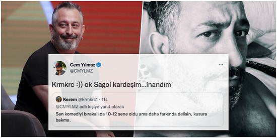 Yine Kabul Günüydü! Cem Yılmaz Twitter Hesabından Takipçilerine Verdiği Cevaplarla Ortalığı Birbirine Kattı