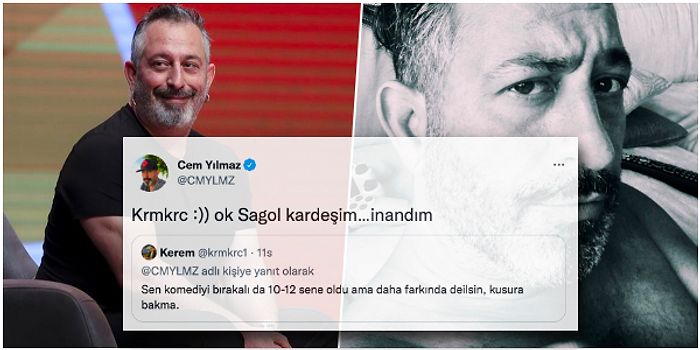 Yine Kabul Günüydü! Cem Yılmaz Twitter Hesabından Takipçilerine Verdiği Cevaplarla Ortalığı Birbirine Kattı