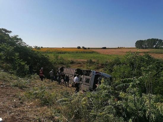 Yolcu Otobüsü Devrildi: Kırklareli'de Katliam Gibi Kaza