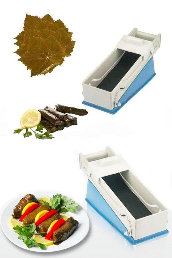 4. Bayramlarda rahatça sarma yapmak için pratik yaprak sarma makinesi...