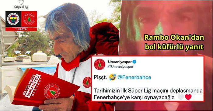 Ümraniyespor'un Fenerbahçe Maçını Sosyal Medya Hesabından Rambo Okan ile Duyurmasına Gelen Farklı Tepkiler