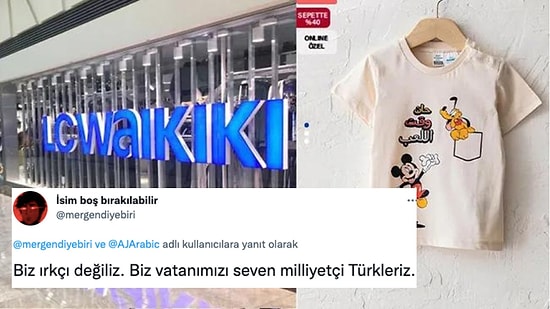 Önce Türkler, Şimdi ise Araplar: LC Waikiki'de Satılan Arapça Yazılı T-Shirt Krizi Büyüyor!
