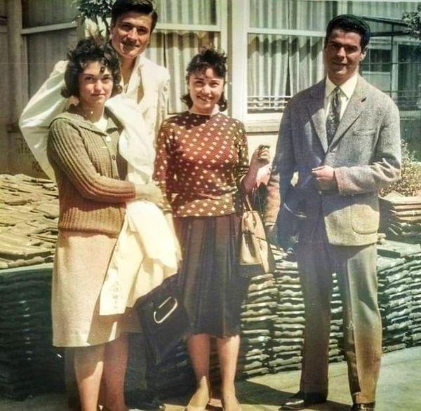 10. Cüneyt Arkın ve arkadaşları, Eskişehir, 1958.