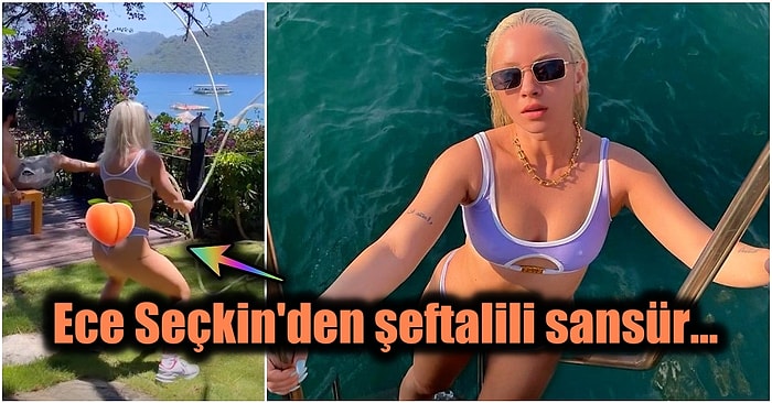 Bikinisiyle Spor Yapan Ece Seçkin'in Instagram'da Paylaştığı Hikâyede Poposunu Sansürlemesi Çok Konuşuldu!