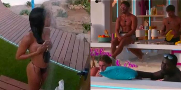 Neler Oluyor Orada? Love Island'ın Popüler İsimlerinden Summer Botwe, Canlı Yayında Üstsüz Duş Aldı