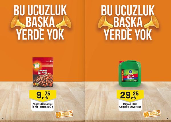 Migros Osmaniye İç Yer Fıstığı 200 g 9,75 TL.