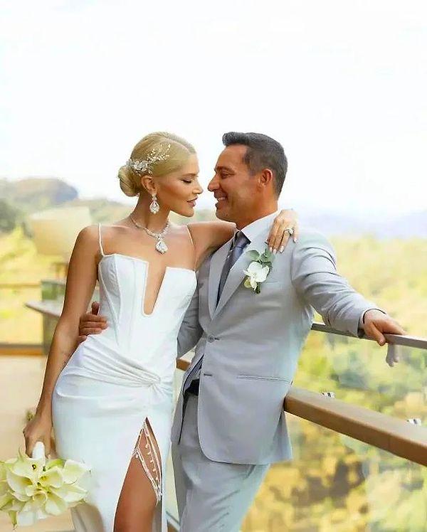 8. Melis Sütşurup ve Mustafa Sandal'ın düğününden yeni kareler paylaşıldı!
