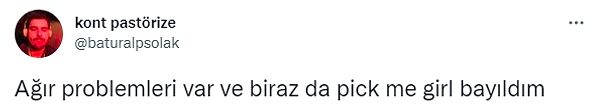 Ya da Gülistan'ın çok büyük bir güven problemi olduğunu.