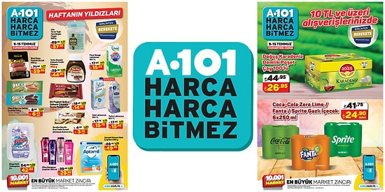 9 - 15 Temmuz 2022 A101 Haftanın Yıldızları Kataloğu