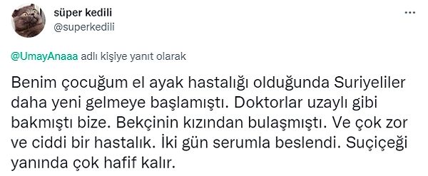 Yakını veya çocuğu bu hastalıklardan muzdarip olan herkes, Kılınç'a destek verdi.