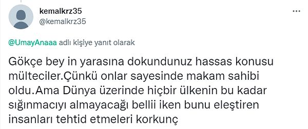 Göç İdaresi İletişim Başkanı da tepkilerin odağındaydı.