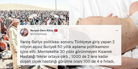 Türkiye'de Kızamık ve El Ayak Hastalıklarının Aşısız Suriyeliler Yüzünden Çoğaldığını Söyleyen Kadın Gündemde