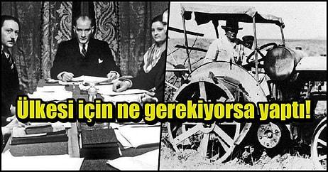 Türk Dil Kurumu'nu Kurdu, Çiftlikte Traktör Kullandı; Atatürk, Temmuz'un Üçüncü Haftasını Nasıl Geçirmişti?