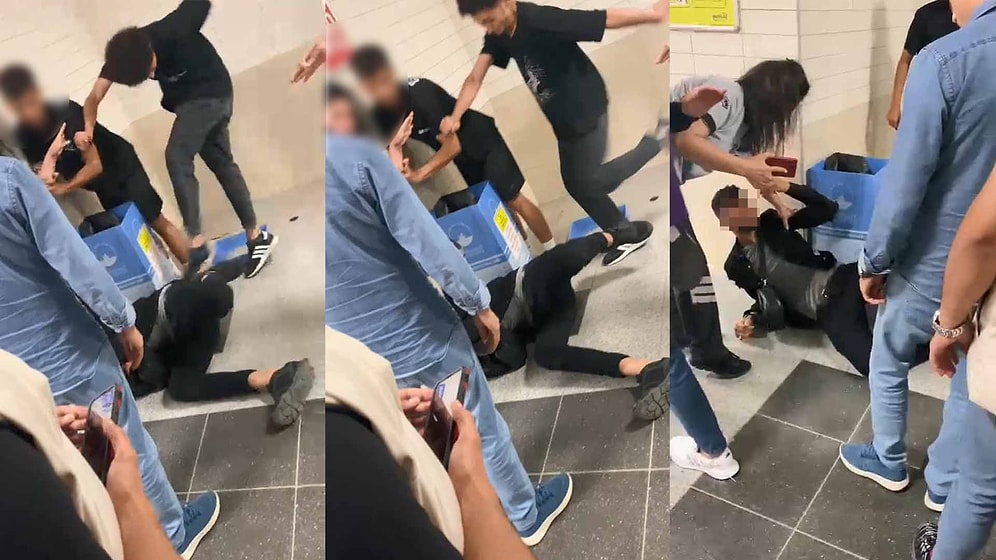 Metroda 'Kadınların Fotoğrafını Çektin' Dayağı